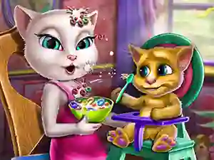 Spel Angela Toddler Feed på nätet