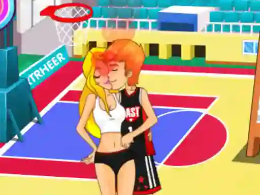 Spel Basketball Kissing på nätet