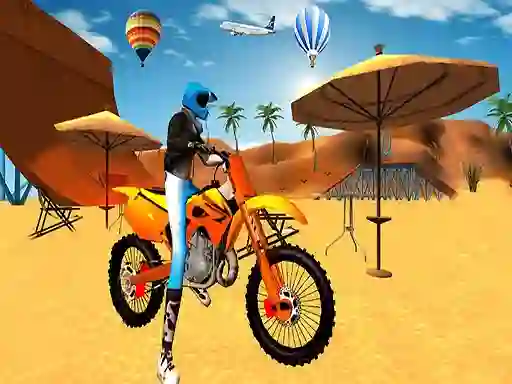 Spel Motocross Beach Game: Bike Stunt Racing på nätet