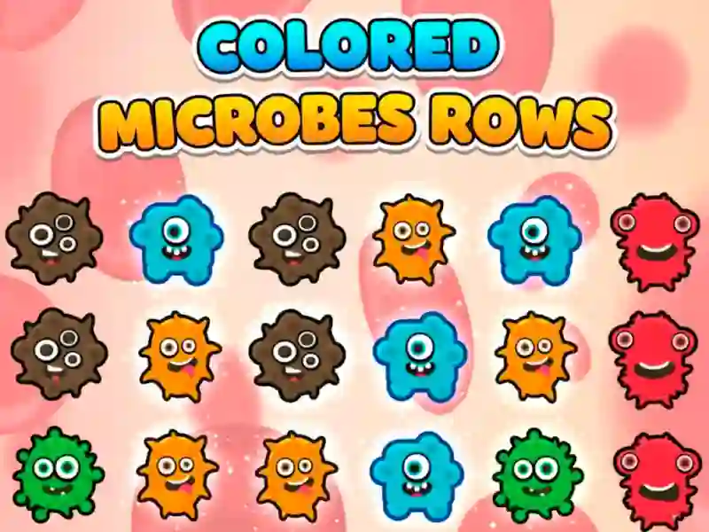 Spel Colored Microbes Rows på nätet