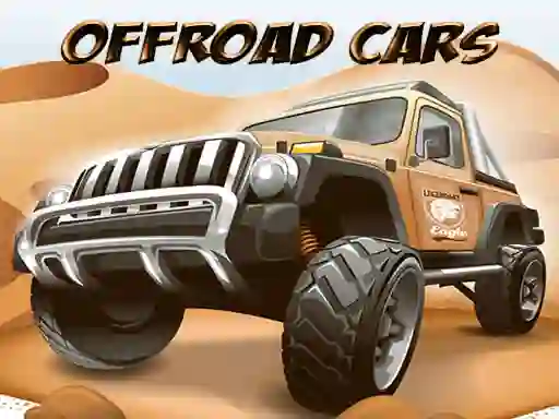 Spel Offroad Cars Jigsaw på nätet