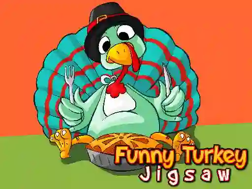Spel Funny Turkey Jigsaw på nätet