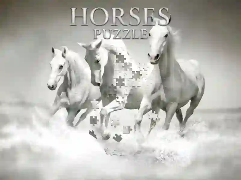 Spel Horses Puzzle på nätet
