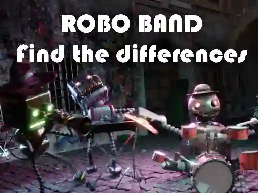 Spel Robot Band - Find the Differences på nätet