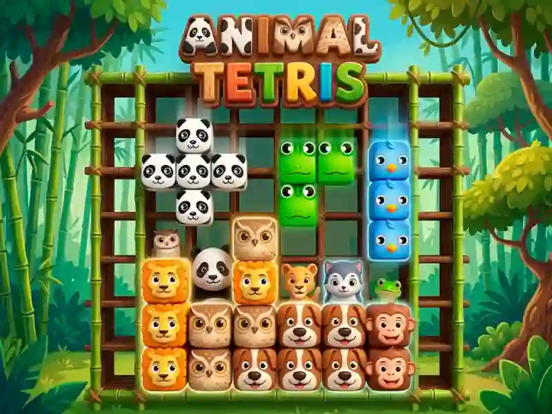 Spel Animal Tetris på nätet