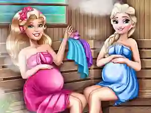 Spel Cute Mommies Pregnant Sauna på nätet