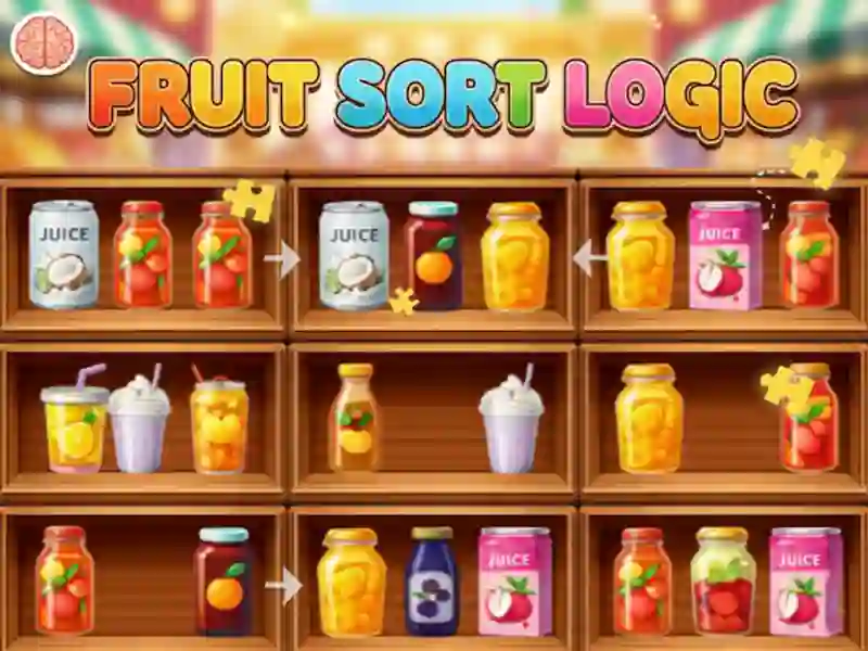 Spel Fruit Sort Logic på nätet