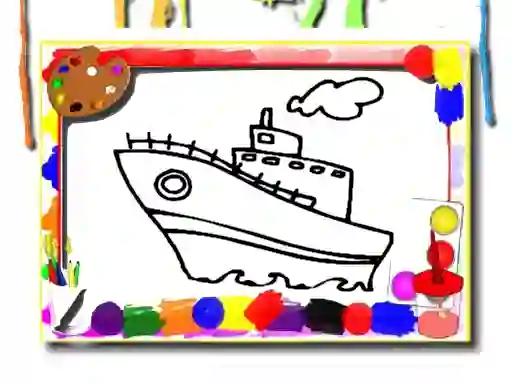 Spel Back To School: Cartoon Coloring Time på nätet