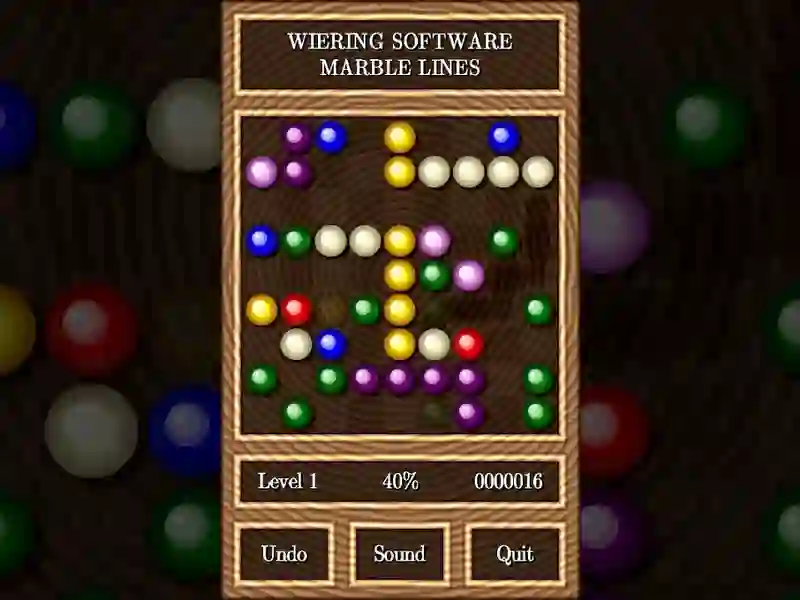 Spel Marble Lines på nätet