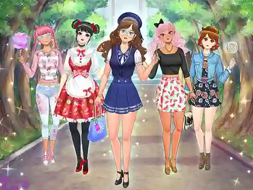 Spel High School Anime Dress Up på nätet