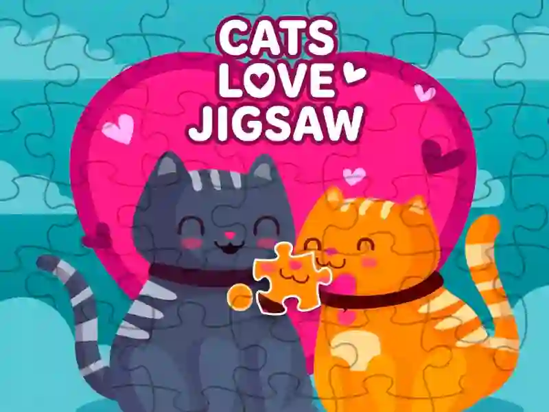 Spel Cats love jigsaw på nätet