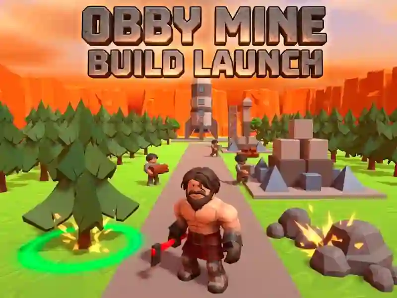 Spel Obby Mine Build Launch på nätet