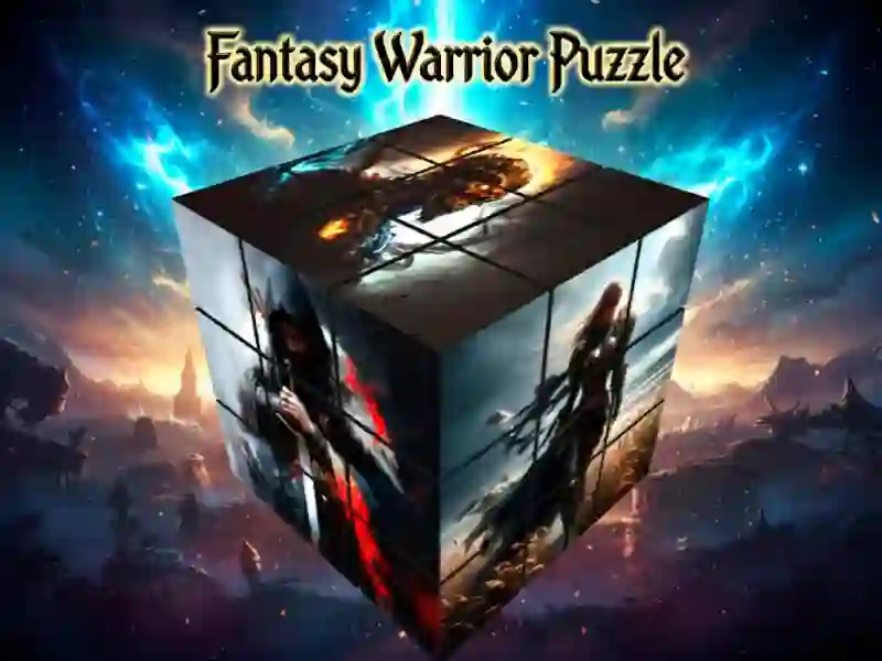 Spel Fantasy Warrior Puzzle på nätet