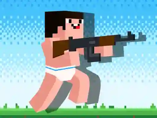 Spel Noob Rush vs Pro Monsters på nätet