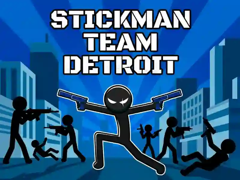Spel Stickman Team Detroit på nätet