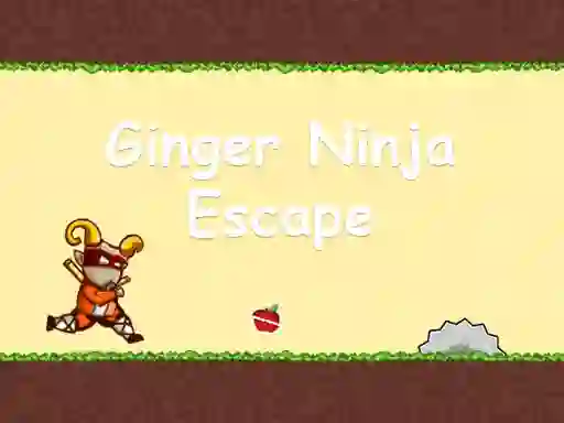 Spel Ginger Ninja Escape på nätet