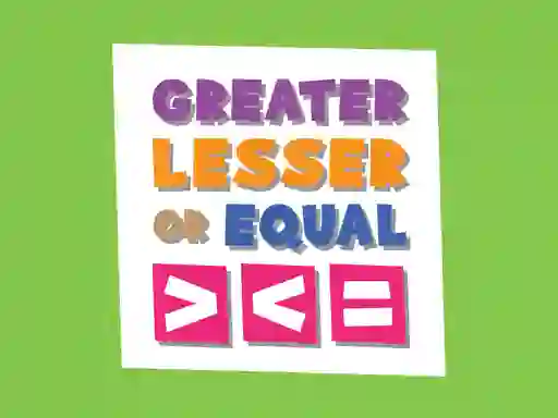 Spel Greater Lesser Or Equal på nätet