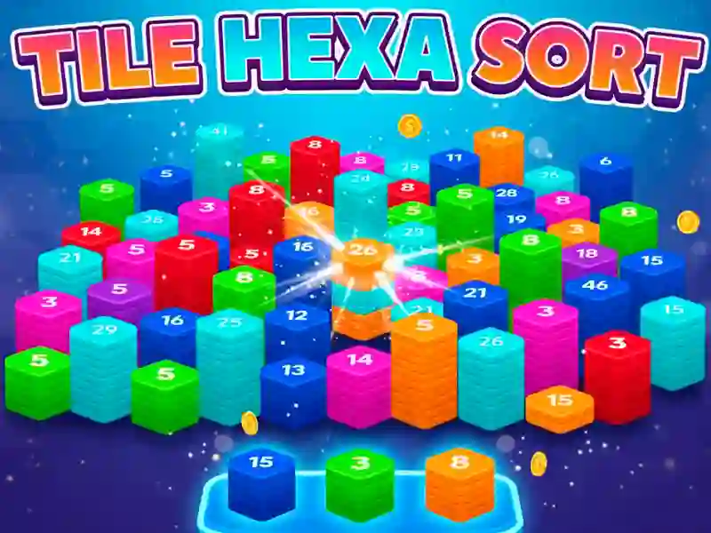 Spel Tile Hexa Sort på nätet
