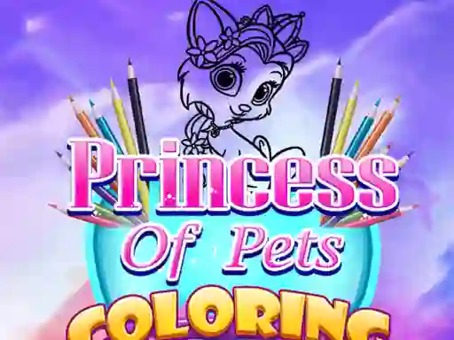 Spel Princess Of Pets Coloring på nätet