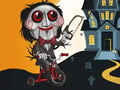Spel Scary Faces Jigsaw på nätet