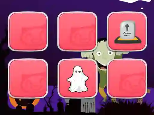 Spel Memory Halloween på nätet