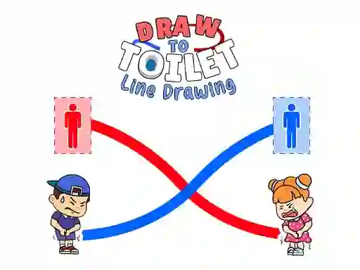 Spel Draw To Toilet Line Drawing på nätet