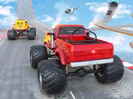 Spel Mega Ramp Monster Truck Race på nätet