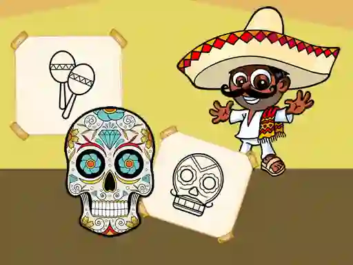 Spel Crazy Mexican Coloring på nätet