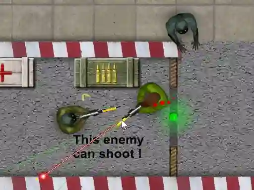 Spel Zombie Shooting 2D på nätet