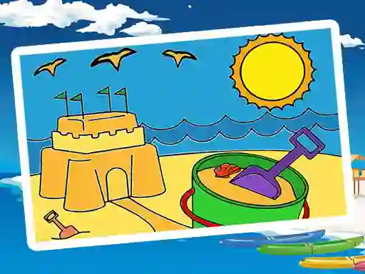 Spel Summer Coloring Pages på nätet