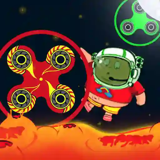 Spel Spinner Astro the Floor is Lava på nätet