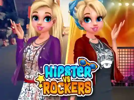 Spel Hipsters vs Rockers på nätet