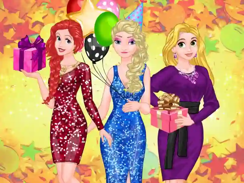 Spel Frosty Princess Party Surprise på nätet