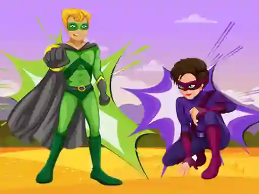 Spel Superheroes Jigsaw på nätet