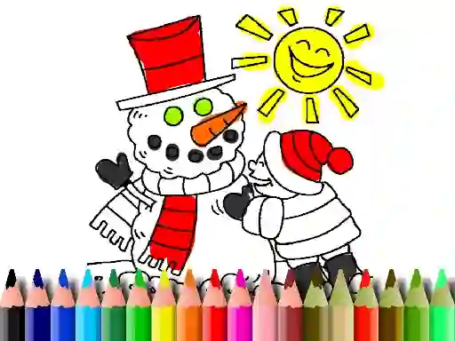 Spel Back To School: Winter Time Coloring på nätet