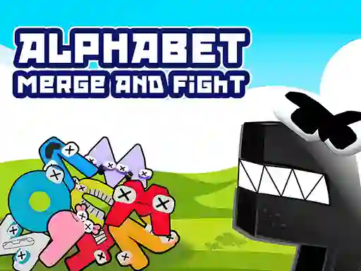 Spel Alphabet Merge And Fight på nätet