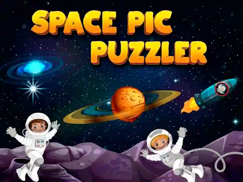 Spel Space Pic Puzzler på nätet