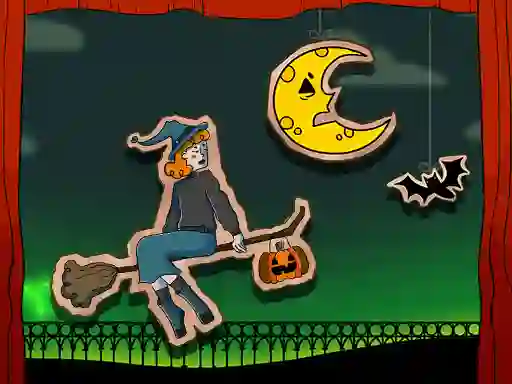 Spel Halloween Witch Fly på nätet