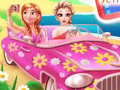 Spel Princesses Road Trip Fun på nätet