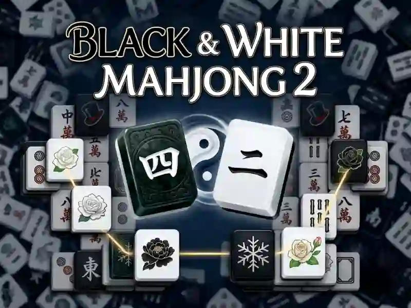 Spel Black & White Mahjong 2 på nätet