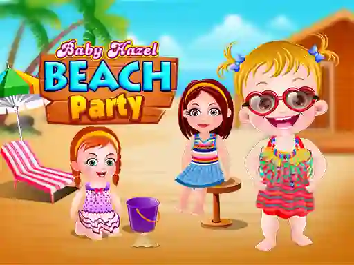 Spel Baby Hazel Beach Party på nätet