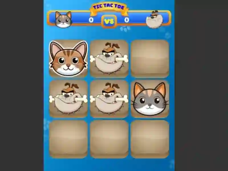 Spel Tic Tac Toe Cat på nätet