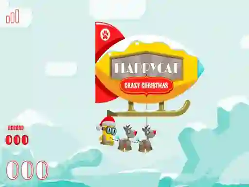 Spel FlappyCat Crazy Christmas på nätet