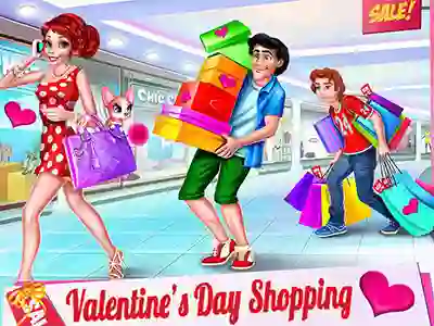 Spel Valentine's Day Shopping på nätet