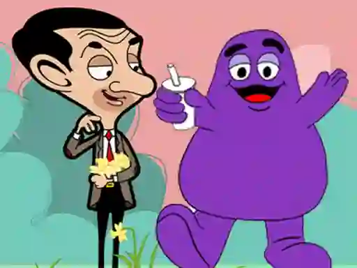 Spel When Mr Bean meet Grimace på nätet
