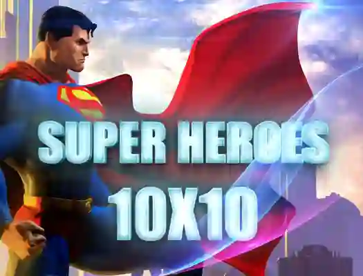 Spel Super heroes 10х10 på nätet