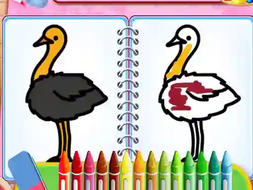 Spel Coloring Birds Game på nätet