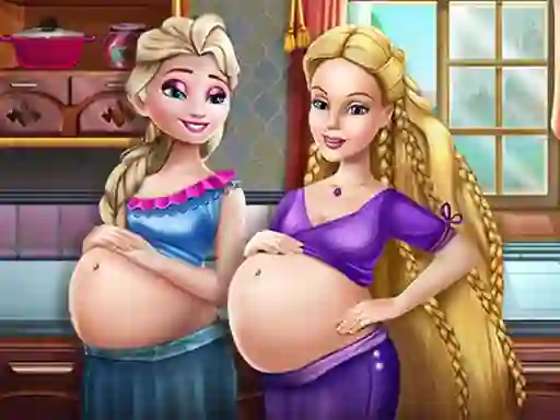 Spel Happy Princesses Pregnant BFFS på nätet