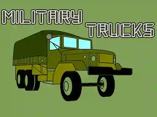 Spel Military Trucks Coloring på nätet