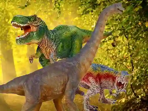 Spel World Of Dinosaurs Jigsaw på nätet